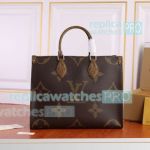 Copy L---V Monogram Onthego Brown Bag Handbag Top Quality